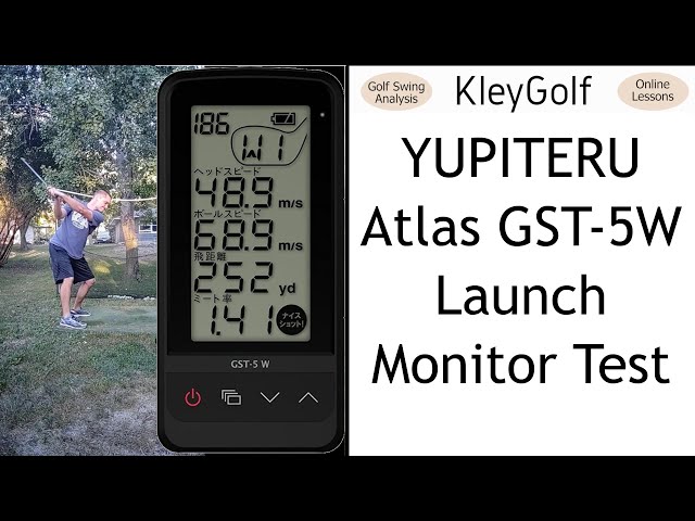 $160 Launch Monitor Test - Yupiteru Atlas GST-5W - YouTube