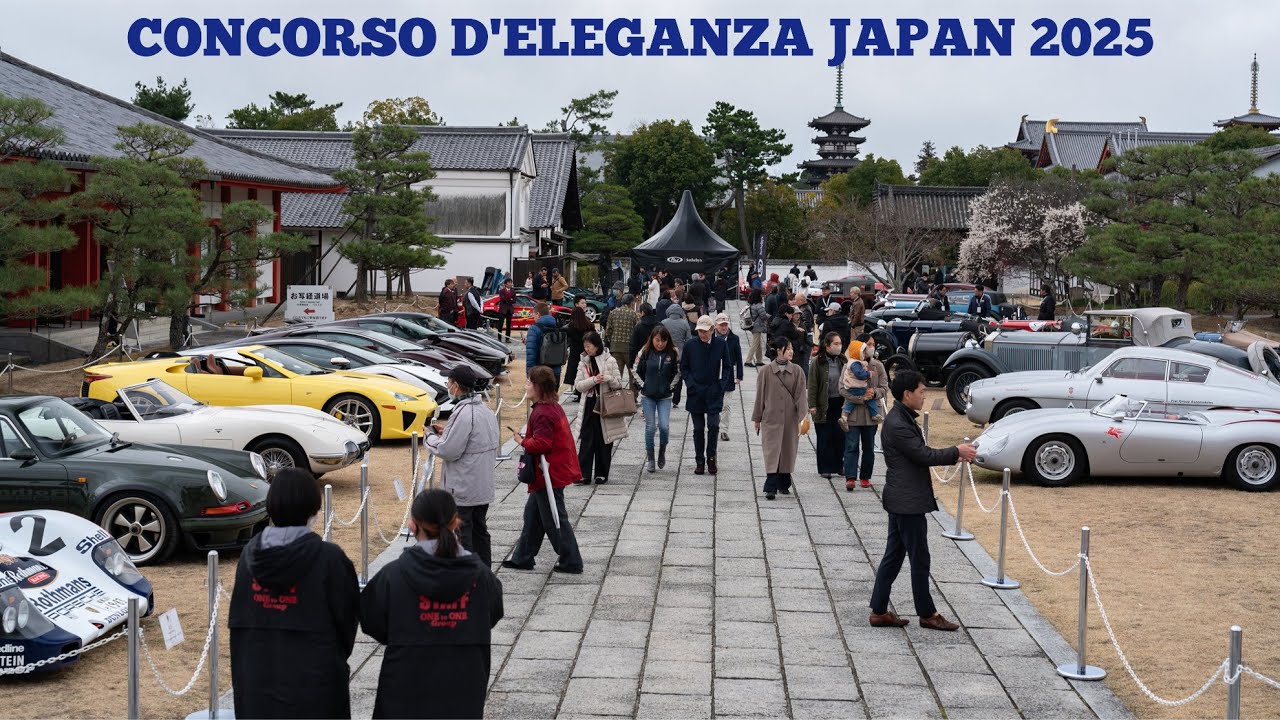 CONCORSO D'ELEGANZA JAPAN 2025 WALK AROUND Yakushiji Temple