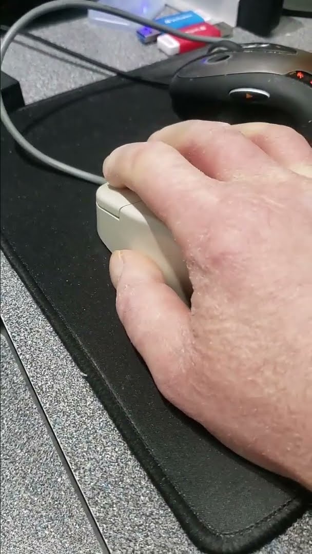 Vintage Gaming Mouse - Logitech MouseMan 1990's - YouTube