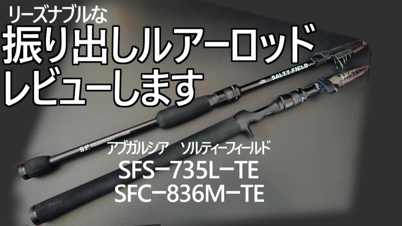 振り出しルアーロッドをレビューします アブガルシア ソルティー