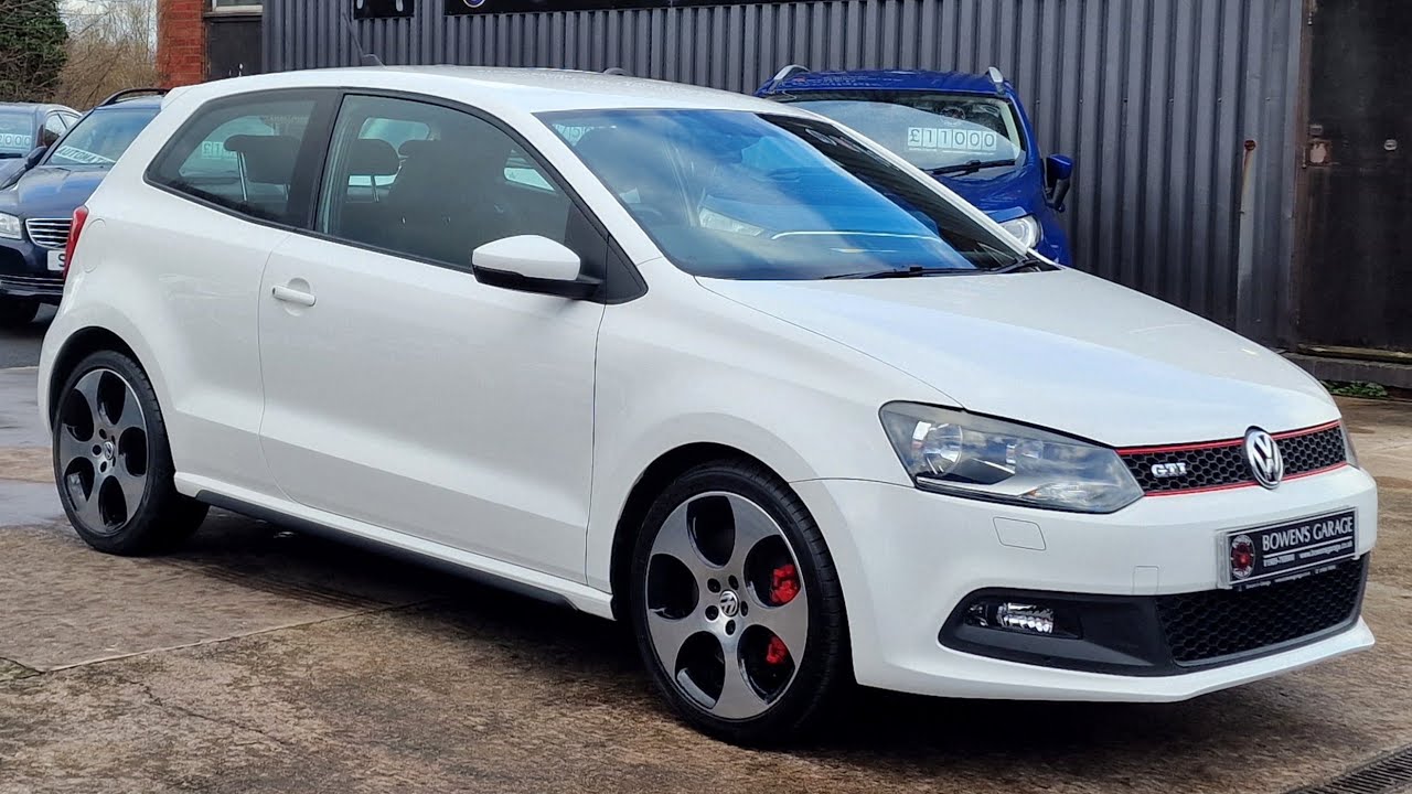 2013 (13) Volkswagen Polo GTI 1.4 TSi DSG 3Dr in Candy White.16k