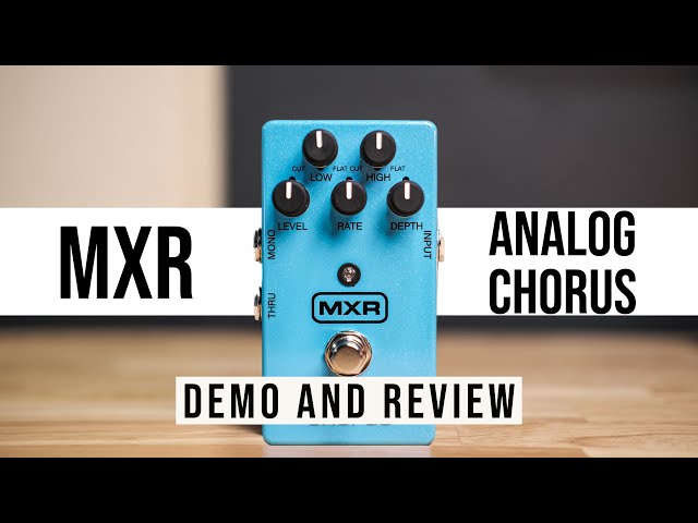 MXR Analog Chorus Demo and Review - YouTube