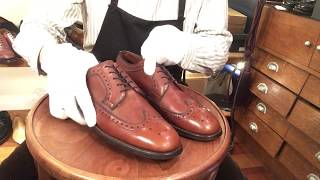 ジョンストン&マーフィー ロングウィング アリストクラフト サイズ9D