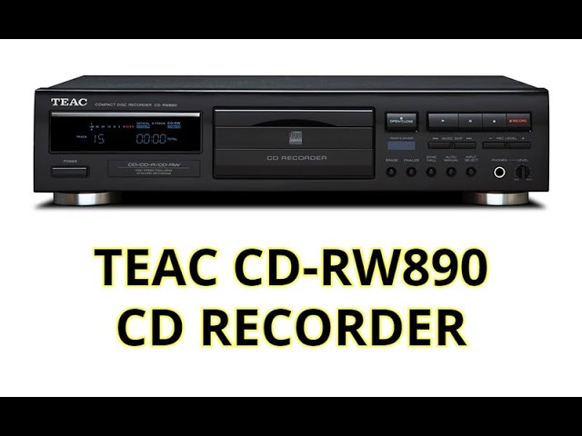 Teac CD-RW890 CD Recorder - YouTube
