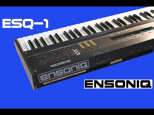 ENSONIQ ESQ-1 Synth 1986 | DEMO - YouTube