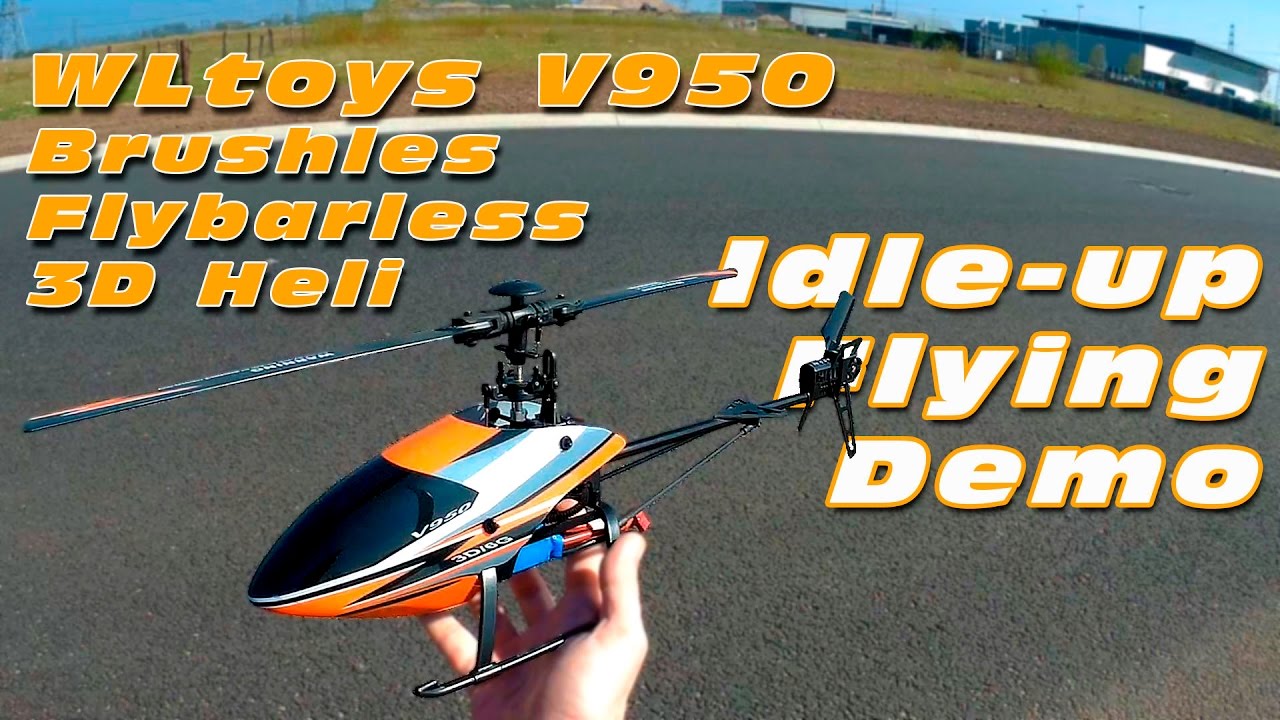 WLtoys V950 Entry level 3D Helicopter.. Idle-up Flight Demo