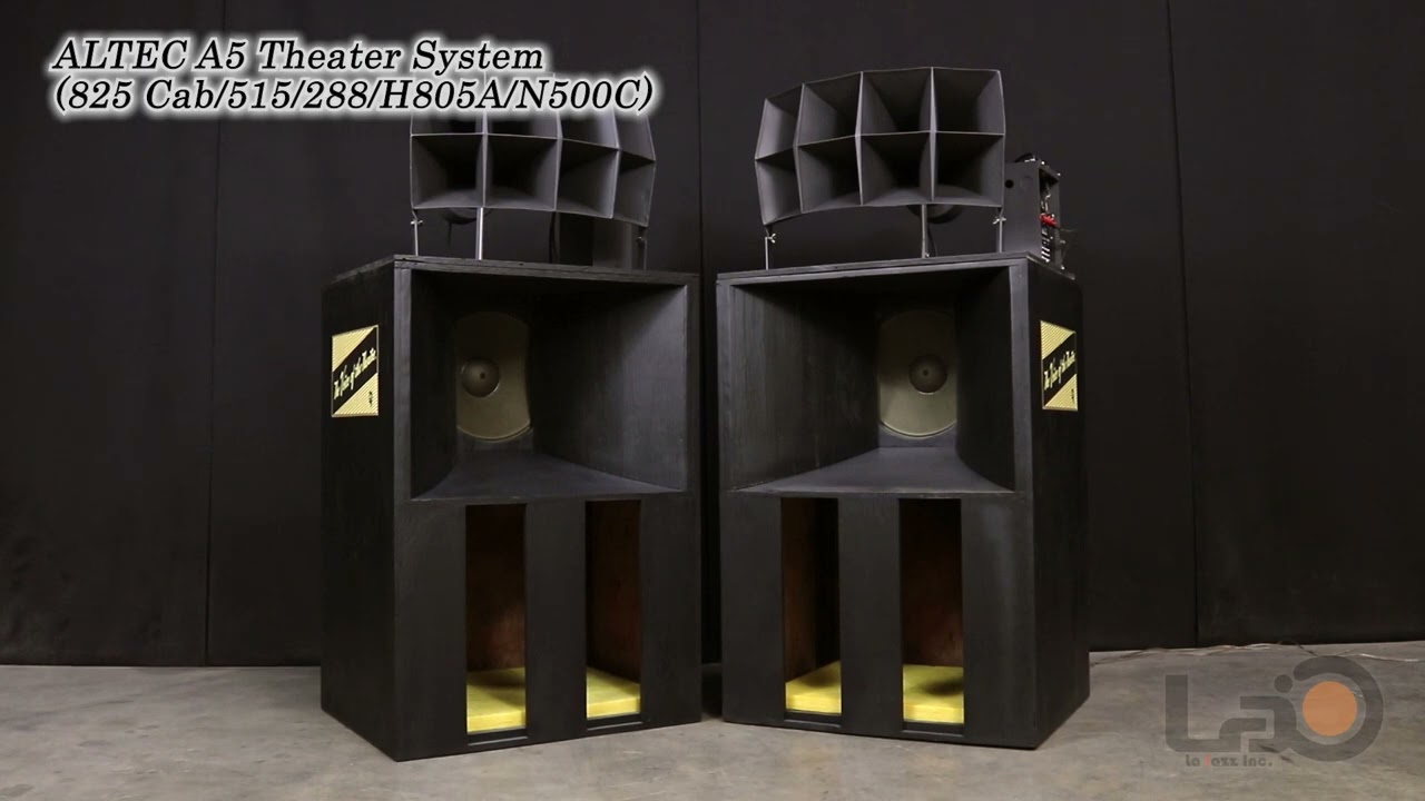 ALTEC A5 System (825 Cabinets / Early 515 & 288 / H805 Horn