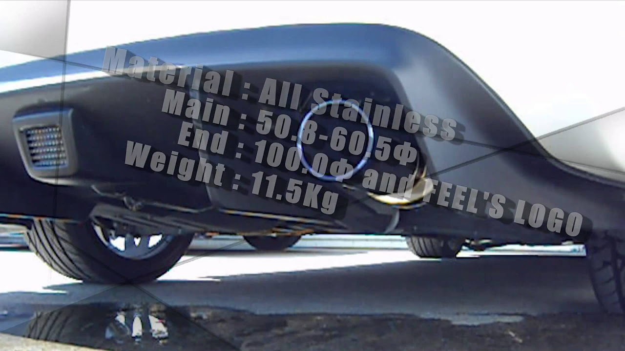 ホンダツインカム】FEEL'S Sonic Muffler CIVIC FD2 TYPE R ※加速騒音