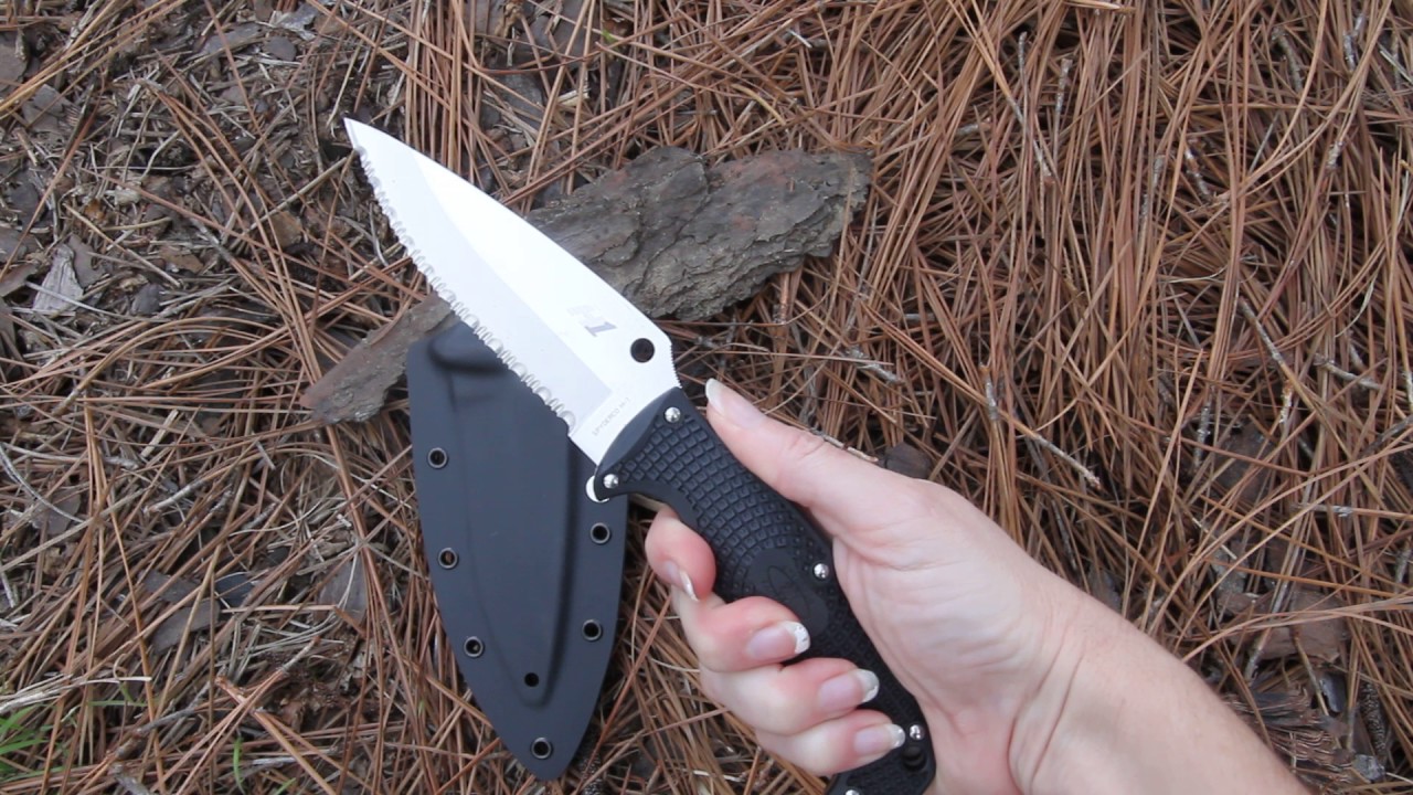 Spyderco JumpMaster 2 Knife FB24SBK2 - video demo - YouTube