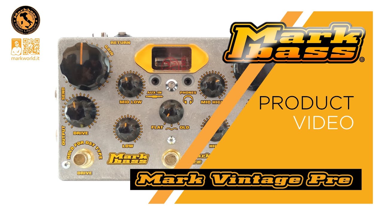Markbass - MARK VINTAGE PRE - YouTube