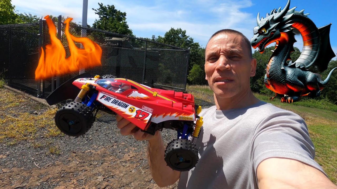 Tamiya FIRE DRAGON 4WD RC Buggy Bash! - YouTube