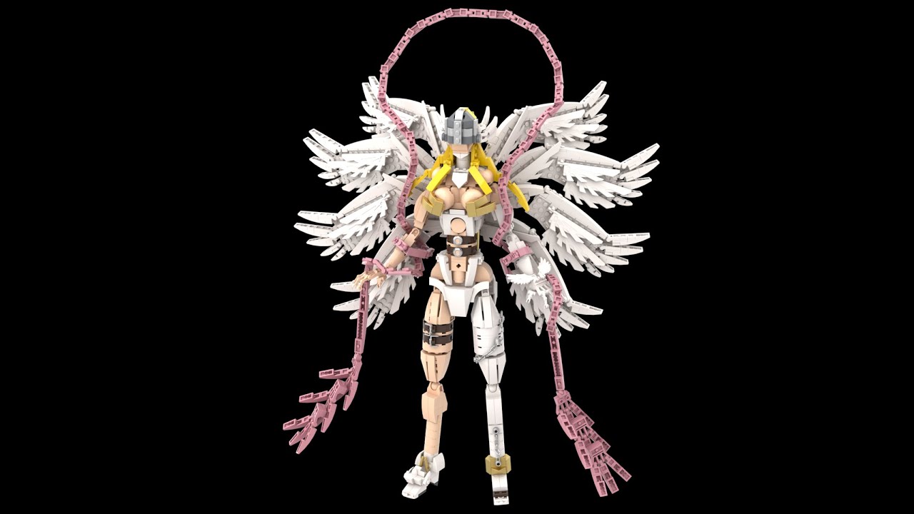 LEGO デジモン エンジェウーモン(Angewomon) - YouTube