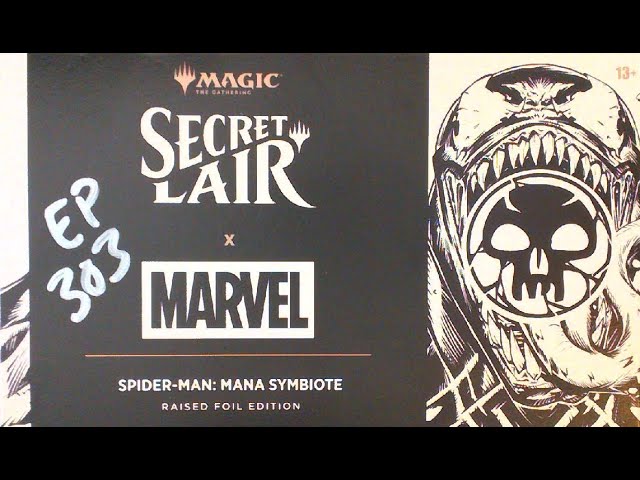 mtg SecretLair スパイダーマン ManaSymbiote foil Magic the