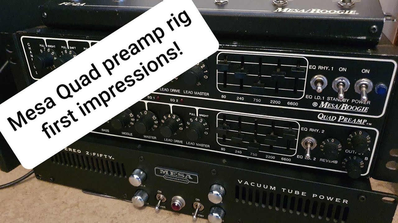 Mesa Boogie Quad preamp and 2:50 poweramp! Best deal of the