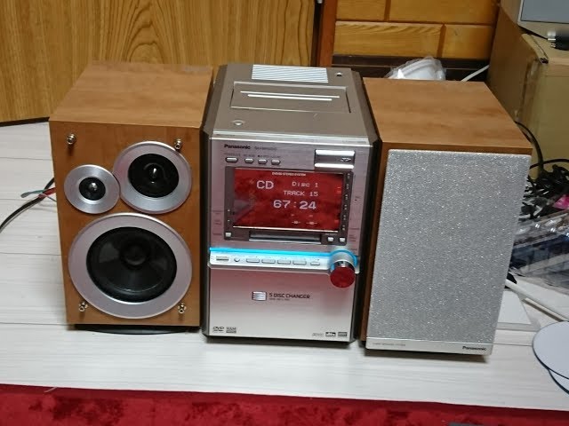 パナソニック システムコンポ SA-PM910DVD リモコン・アンテナ付