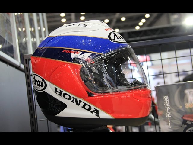 HONDA RC30 30th Anniversary Arai HELMET - YouTube