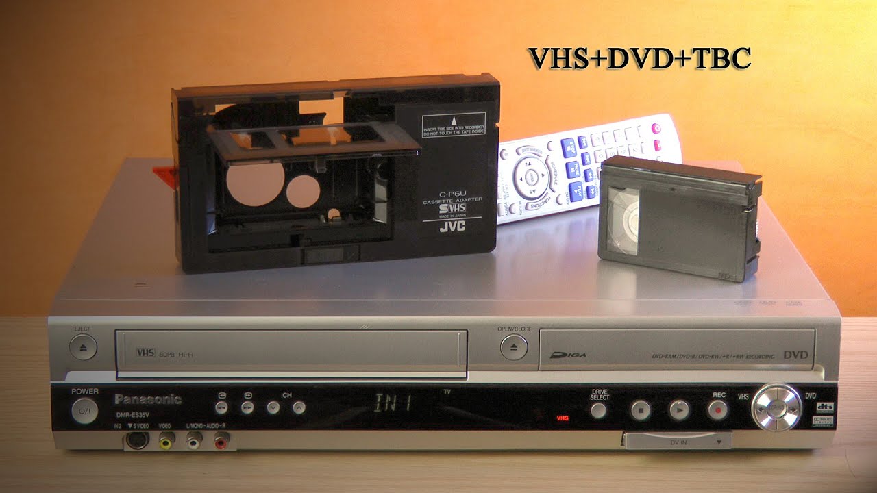 Panasonic DMR-ES35V - a VHS+DVD recorder with built-in time base