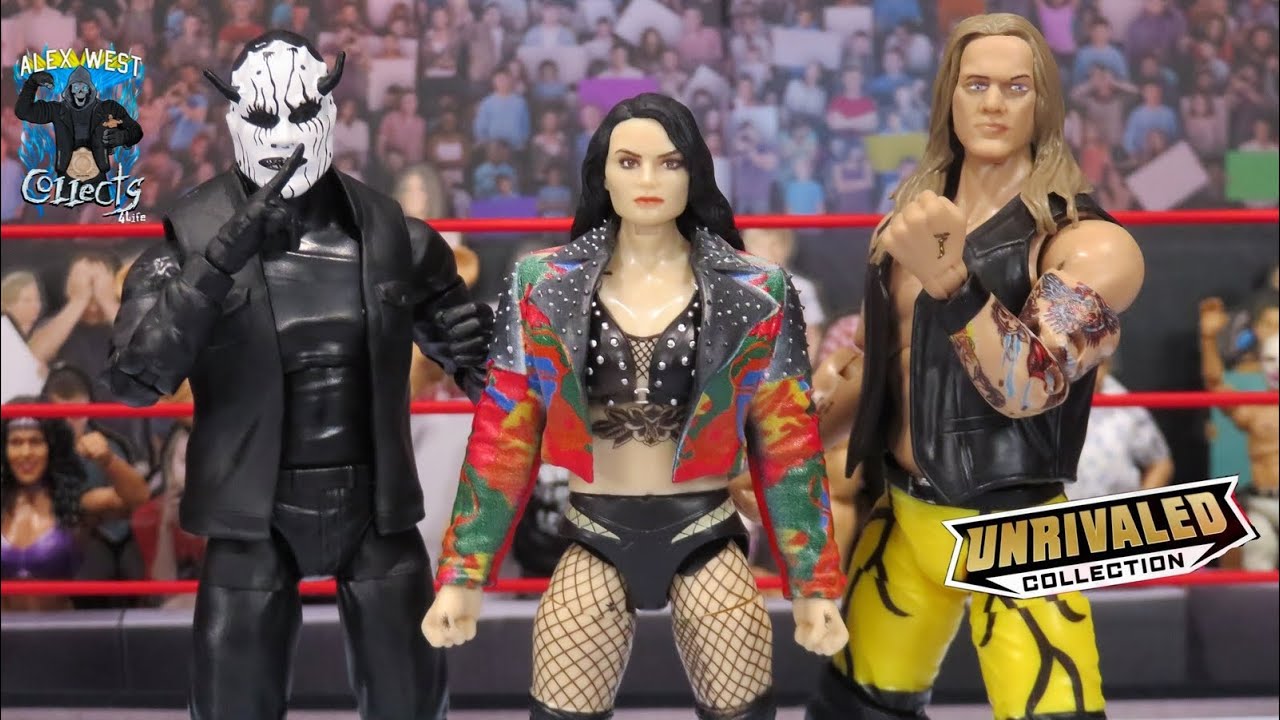 AEW Jazwares Unrivaled 15 The Devil MJF, Saraya (Paige) & Chris