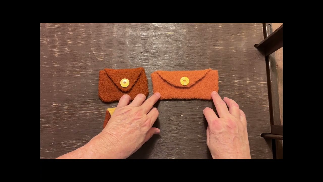 Felt Wallet & Coin Purse Info - YouTube