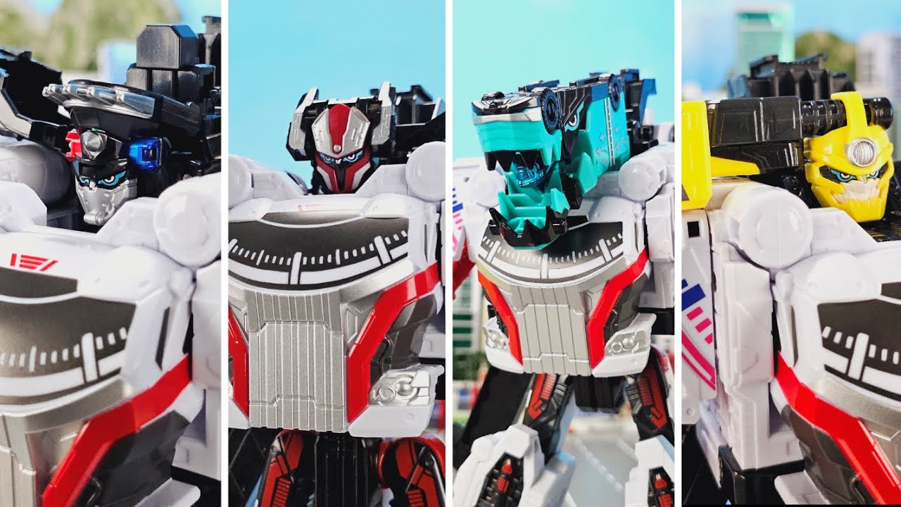 DXブンブンジャーロボ Knight , Police , Builder, Monster Boonboom