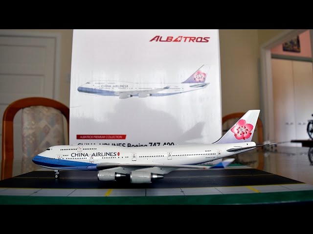 Inflight/Albatross 1:200 China Airlines 747-400 Unboxing and