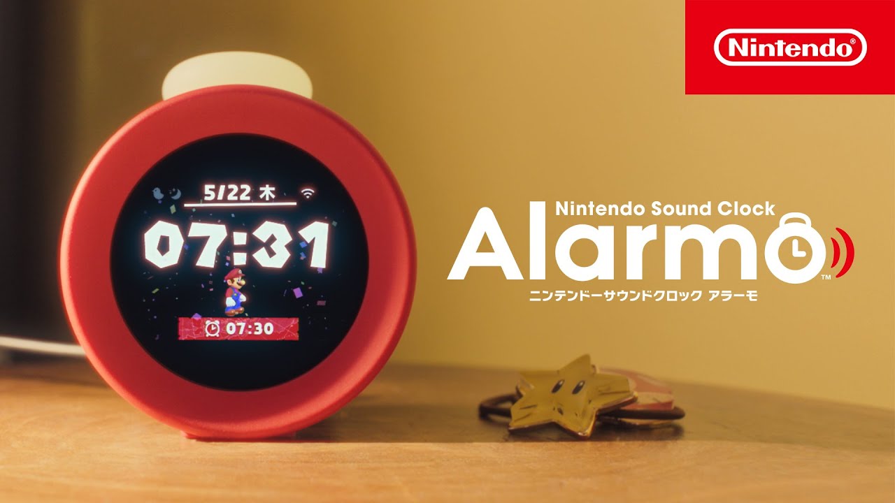 ニンテンドーサウンドクロック Alarmo CM - YouTube