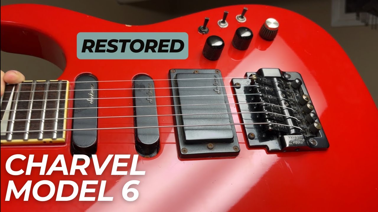 1986 Charvel Model 6 RESTORATION - YouTube