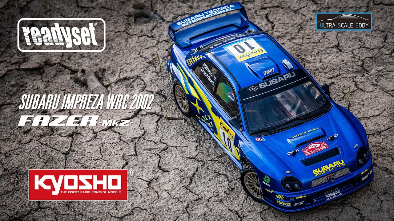 KYOSHO FAZER Mk2 FZ02-R Series readyset SUBARU IMPREZA WRC 2002