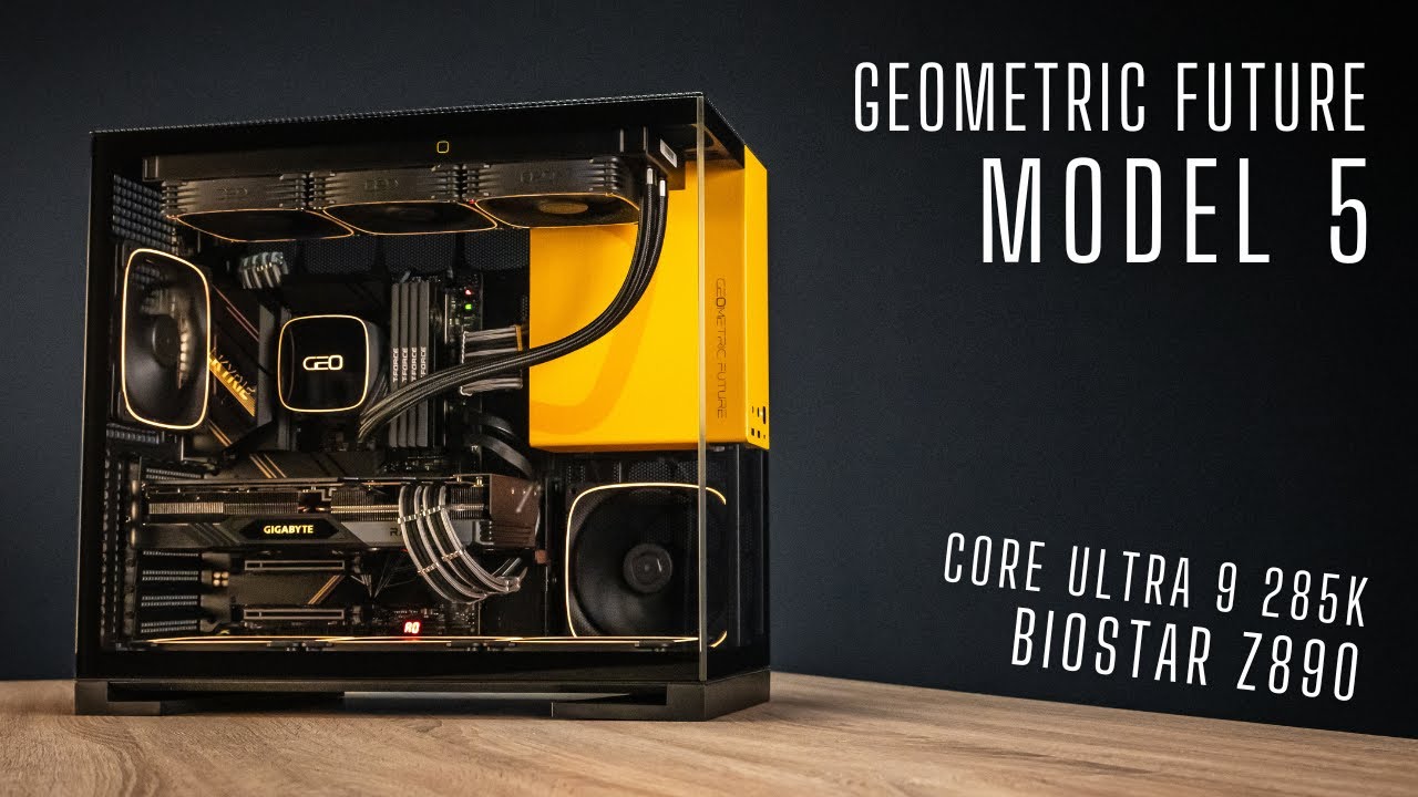 Geometric Future Model 5 | What a unique Case | Biostar Z890