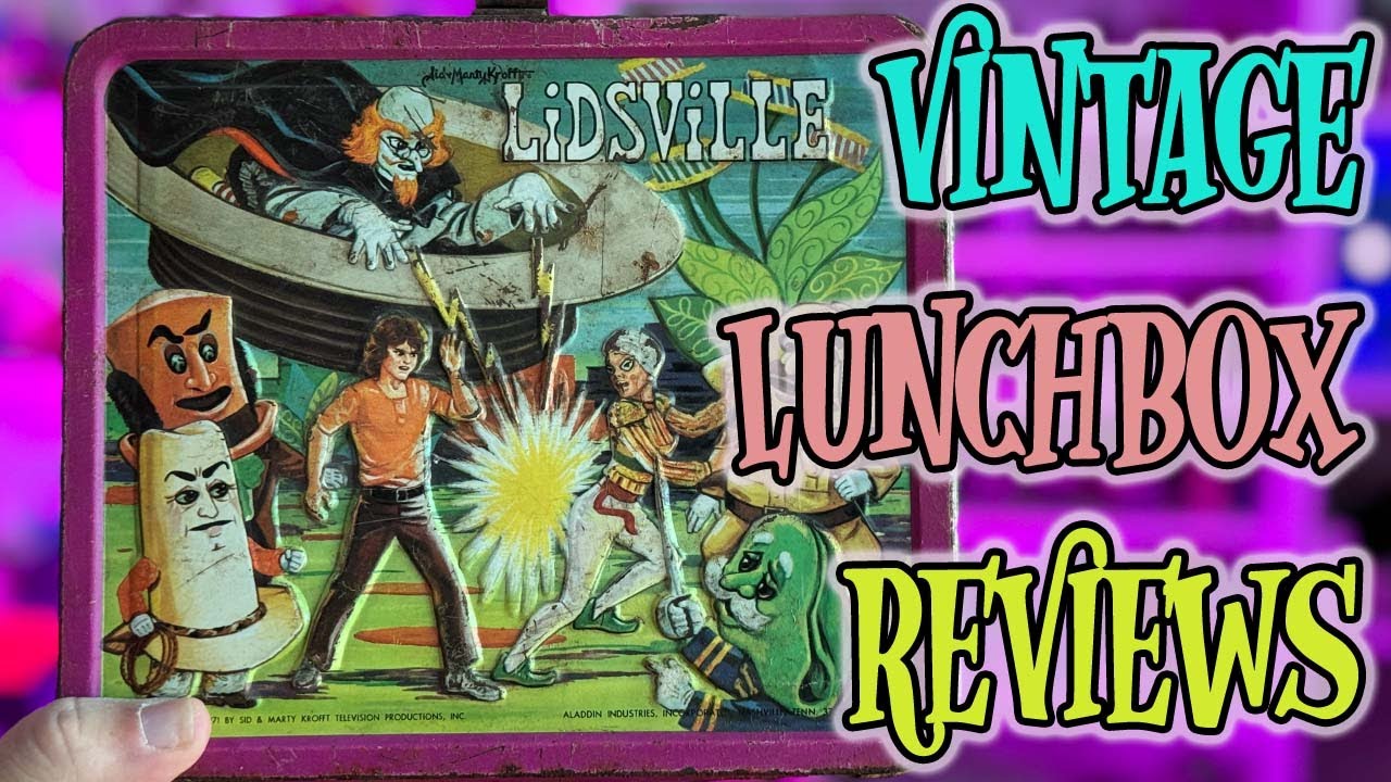 Lidsville Lunch Box (1971) | Vintage Lunchbox Reviews - YouTube
