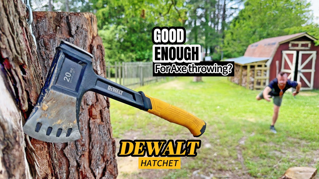 Dewalt Hatchet! Good enough for axe throwing? #axethrowing #axe