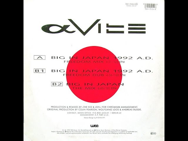 Alphaville - Big In Japan Big 1992 A.D. (A1 Freedom Mix)(1992