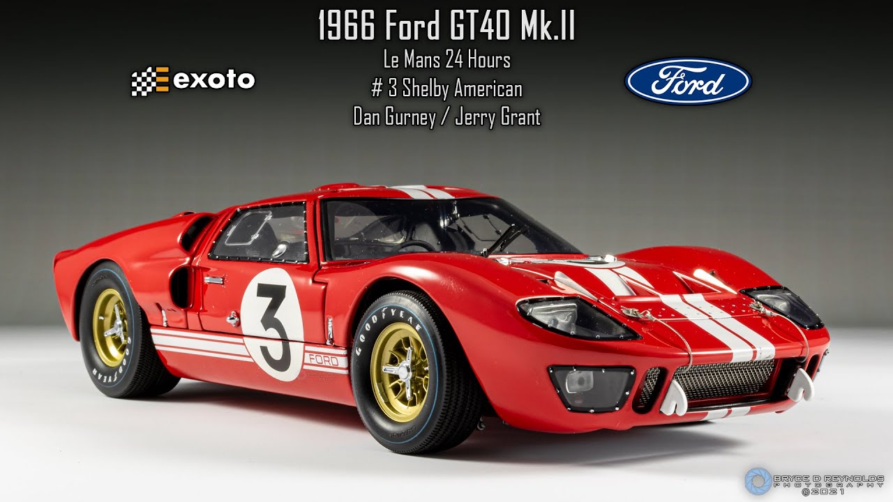 1⁄18 エグゾト RLG18044 フォード GT40 MkⅡ #3 Yahoo!オークション