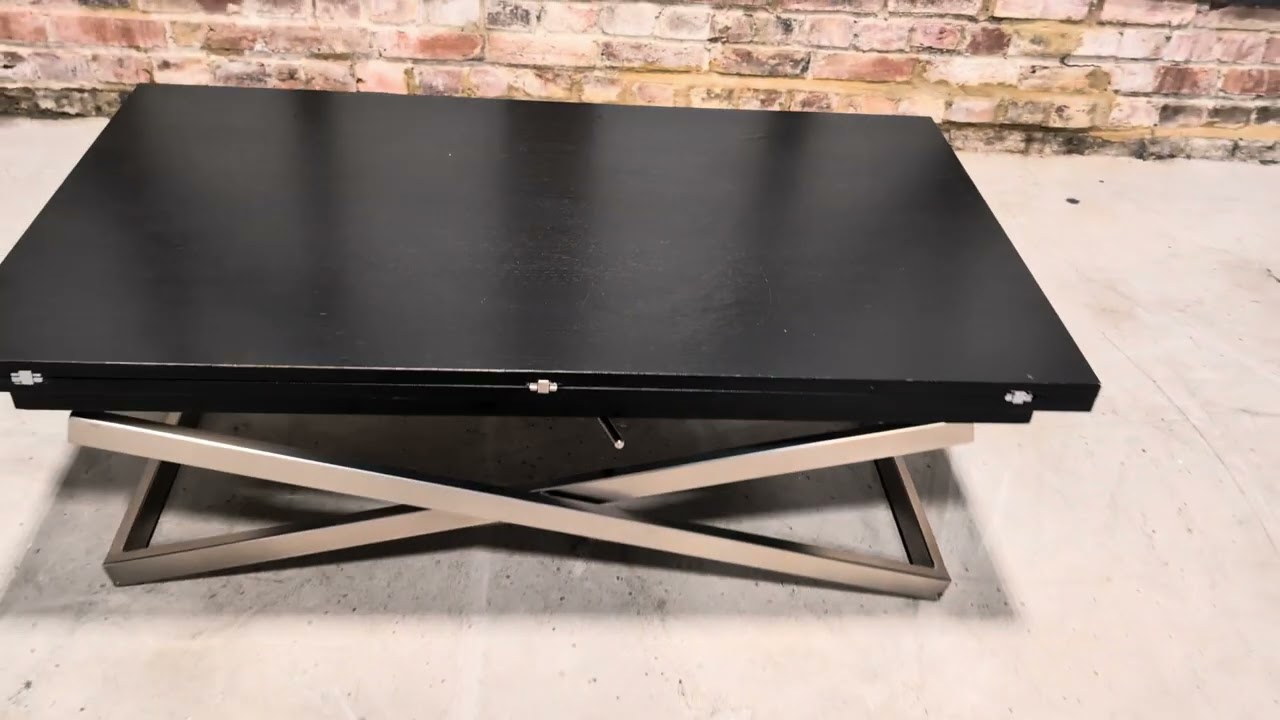 Bo Concept Rubi Adjustable Table - YouTube