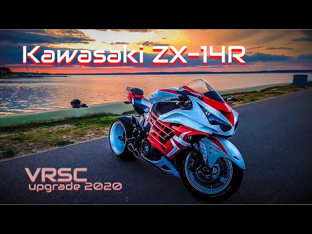 KAWASAKI ZX-14 VRSC UPGRADE | KAWASAKI ZZR 1400 custom - YouTube