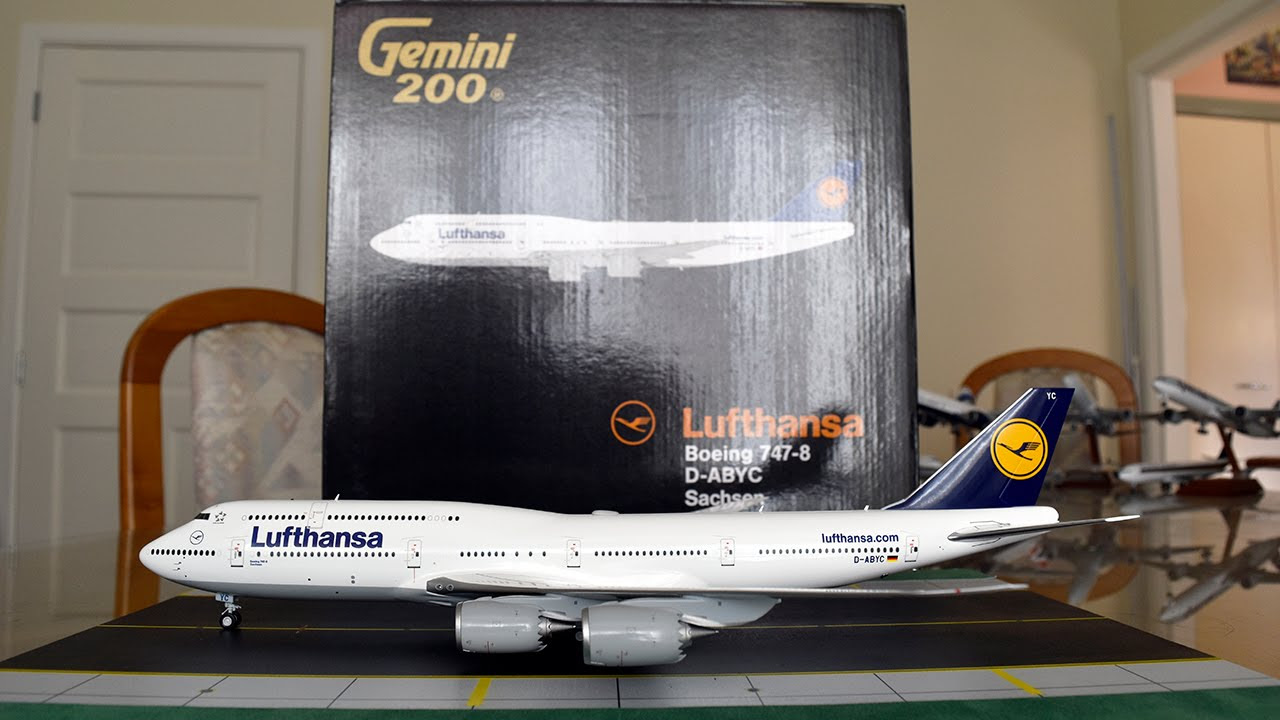 1/200 Gemini B747-8 ルフトハンザ レトロ塗装 1/200 Gemini B747-8