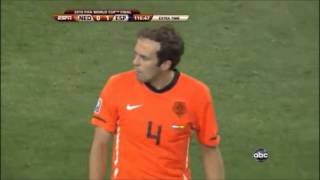 W杯2010・決勝：オランダvsスペイン戦 イニエスタ決勝ゴール - YouTube