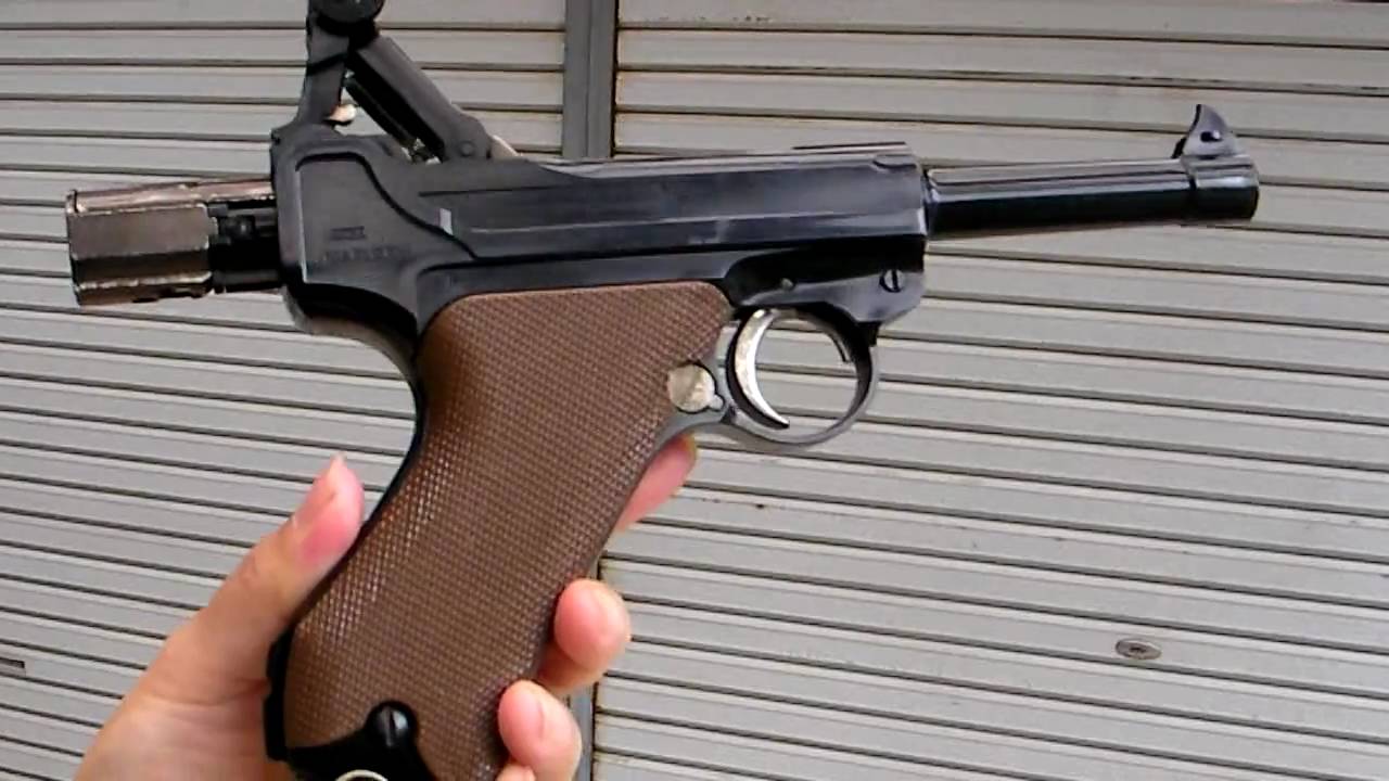Maruzen Luger P08 Shell Ejecting Spring blowback airsoft gun