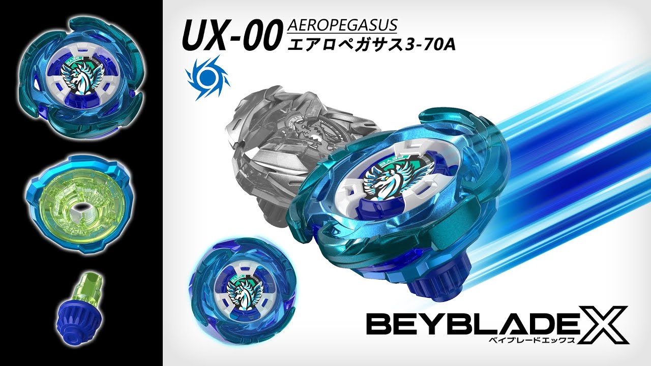 Beyblade X Battle Test - UX-00 Booster - Aero Pegasus 3-70A - YouTube