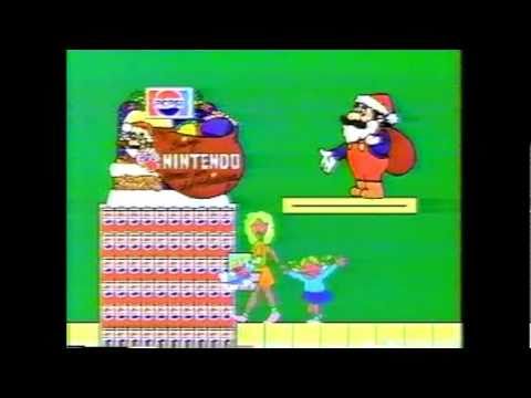 Super Mario Pepsi Christmas Commercial (1989) - YouTube