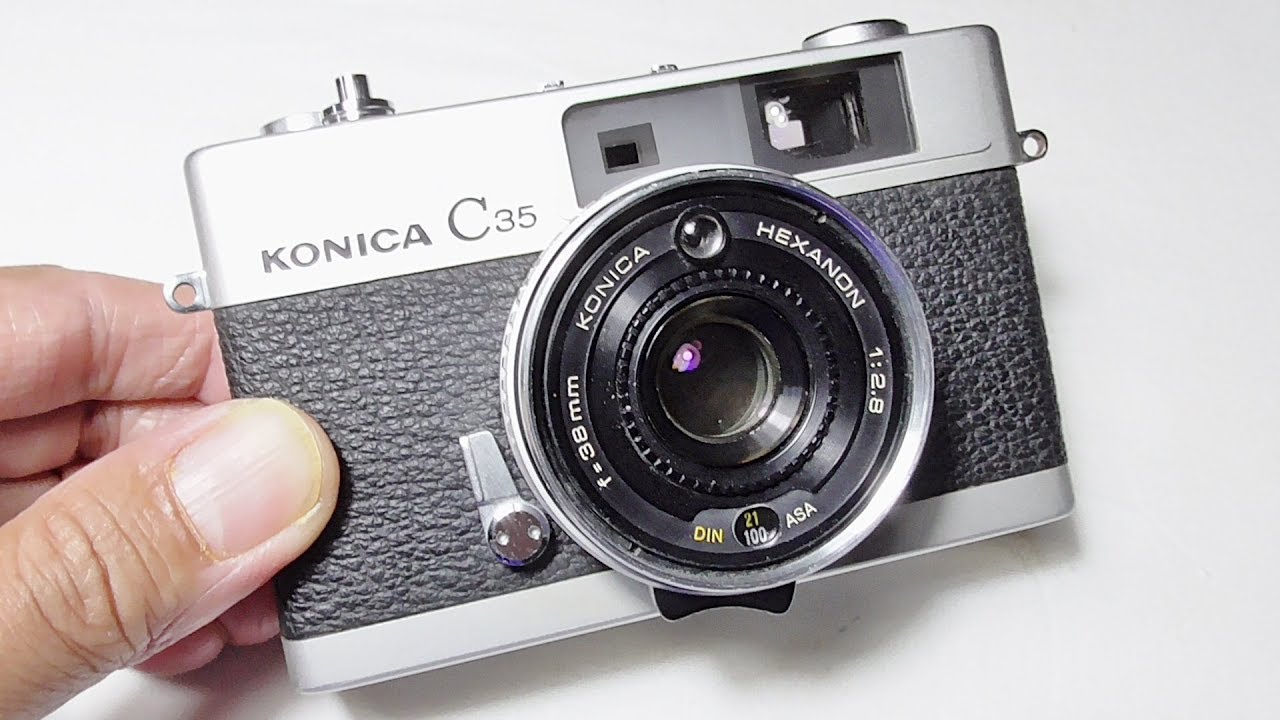 コニカ初代C35の使い方 How to use KONICA C35 the first 1970s
