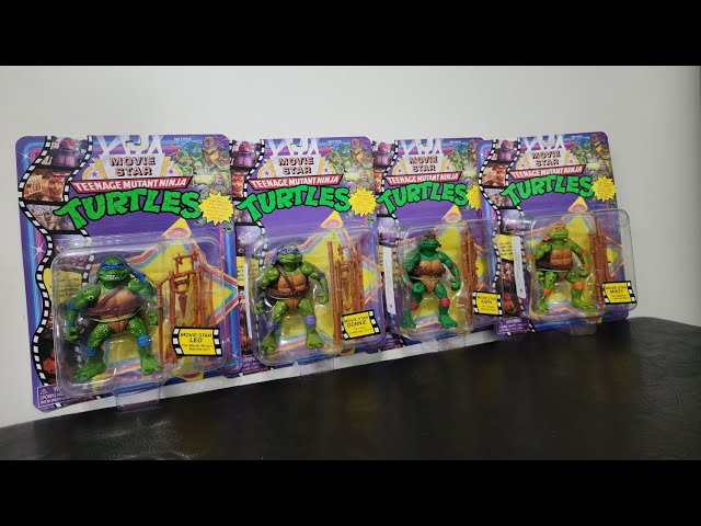 All 4 TMNT Movie Star Turtles 2023 Re-issue - Unboxing! - YouTube