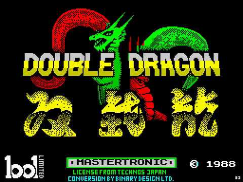 ZX Spectrum Longplay [127] Double Dragon - YouTube