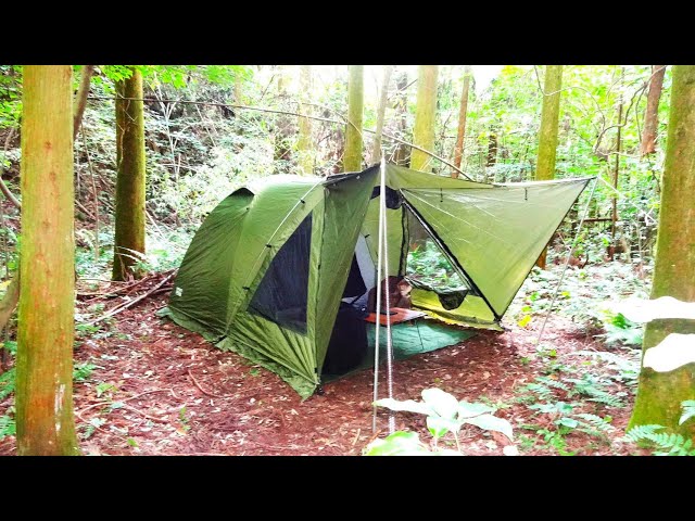やっぱり最高ユウカズロウテントV2ソロキャンプ - YouTube