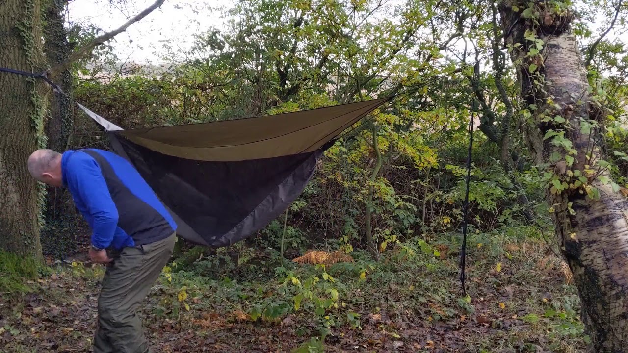 Hennessy hammock deluxe explorer XL - YouTube