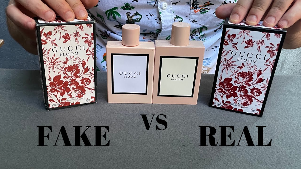 Fake vs Real Gucci Bloom Perfume - YouTube