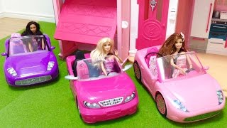Barbie Glam Convertible : Drive Around with Barbie Friends