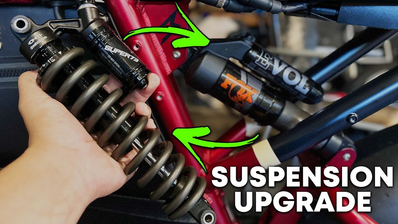 Installing FOX FLOAT 3 EVOL AIR SHOCK to Super73 RX - Rear