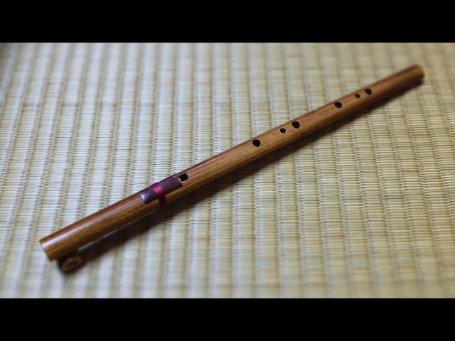沖縄天然竹製 琉球音楽用竹笛横笛 音階：C4 沖縄天然竹製 琉球音楽用