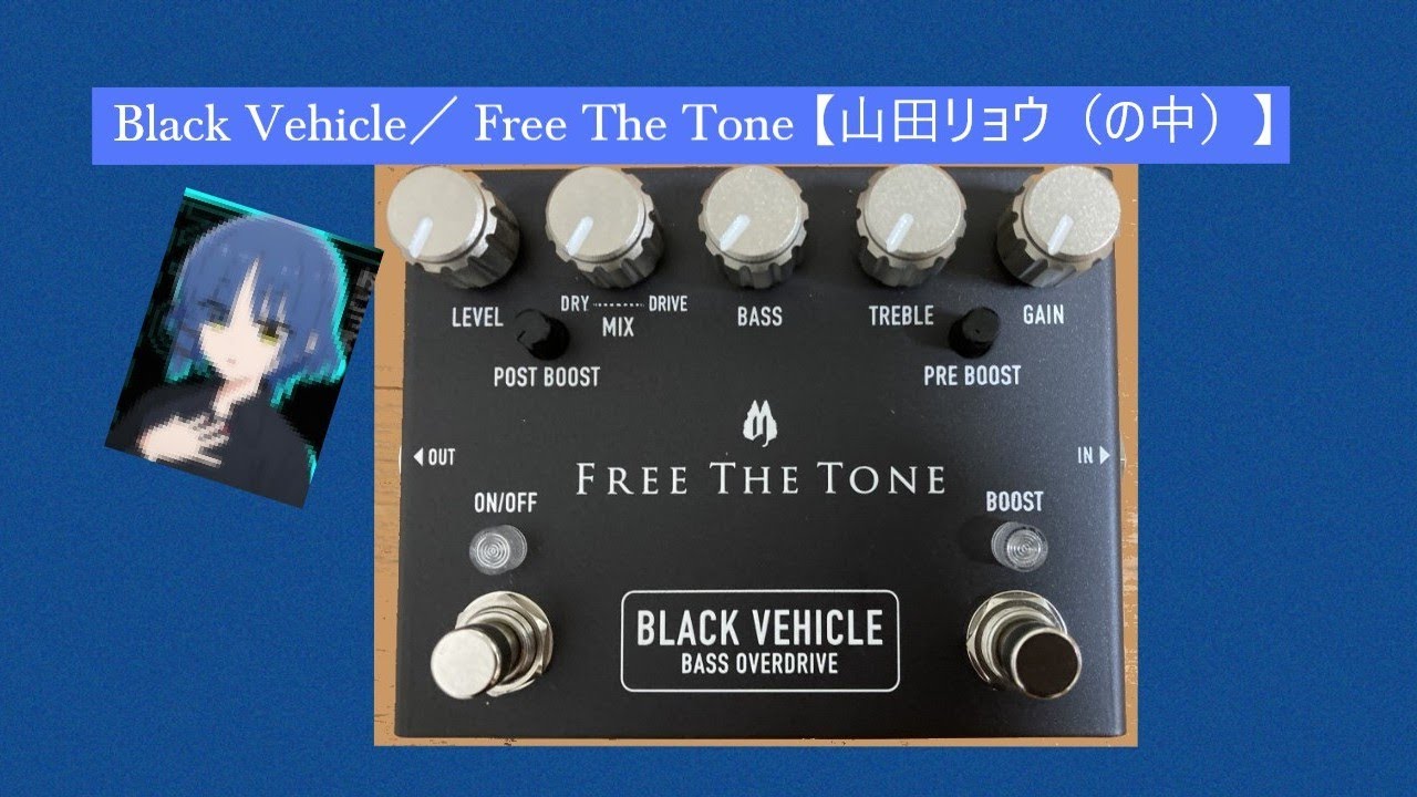 Free The Tone Black Vehicle Bass Overdrive BASS DEMO - YouTube